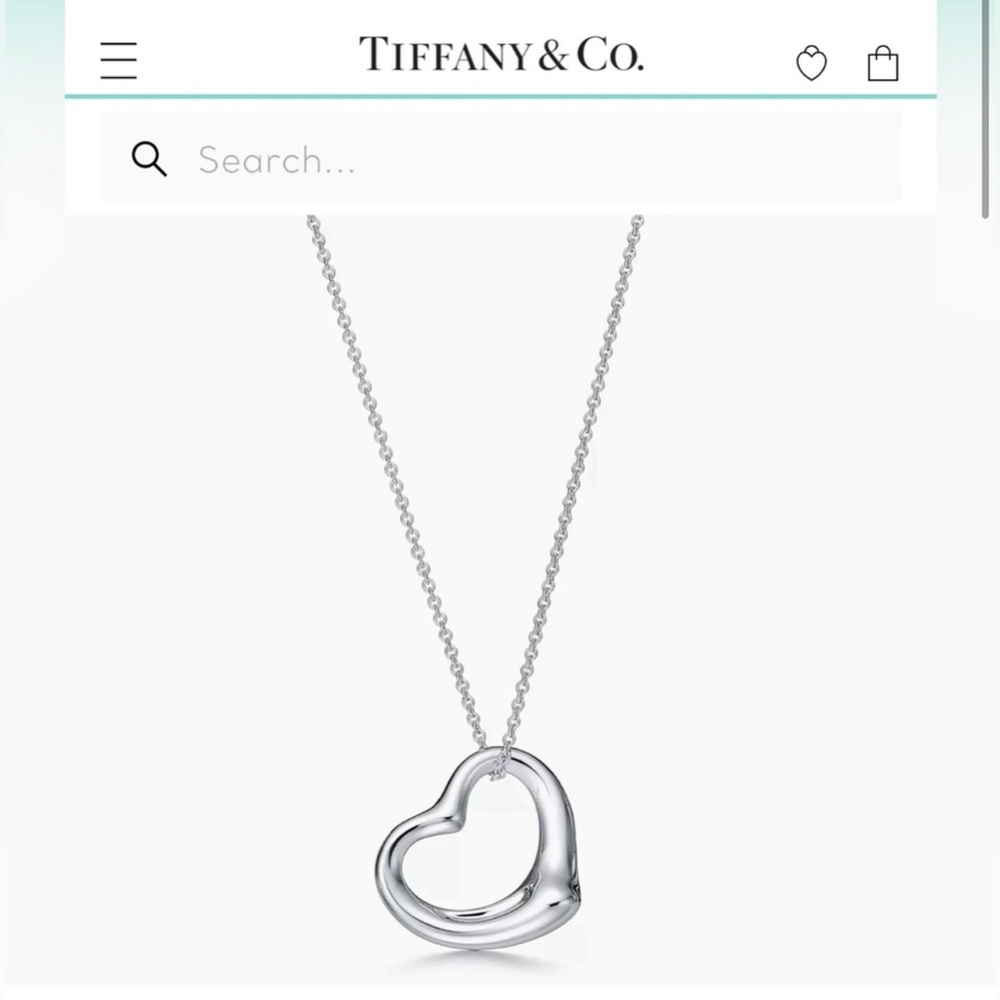Tiffany & Co. Open Heart Necklace